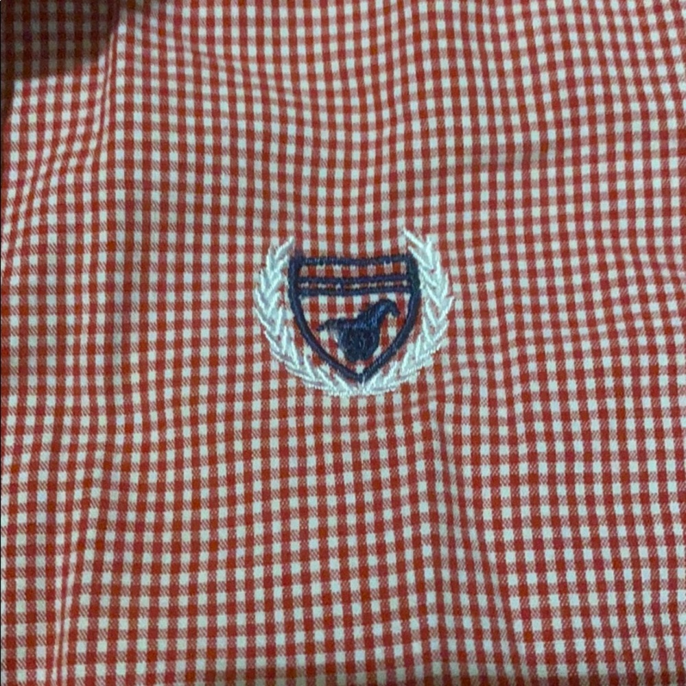 BOYS Red gingham button down - Picture 2 of 3